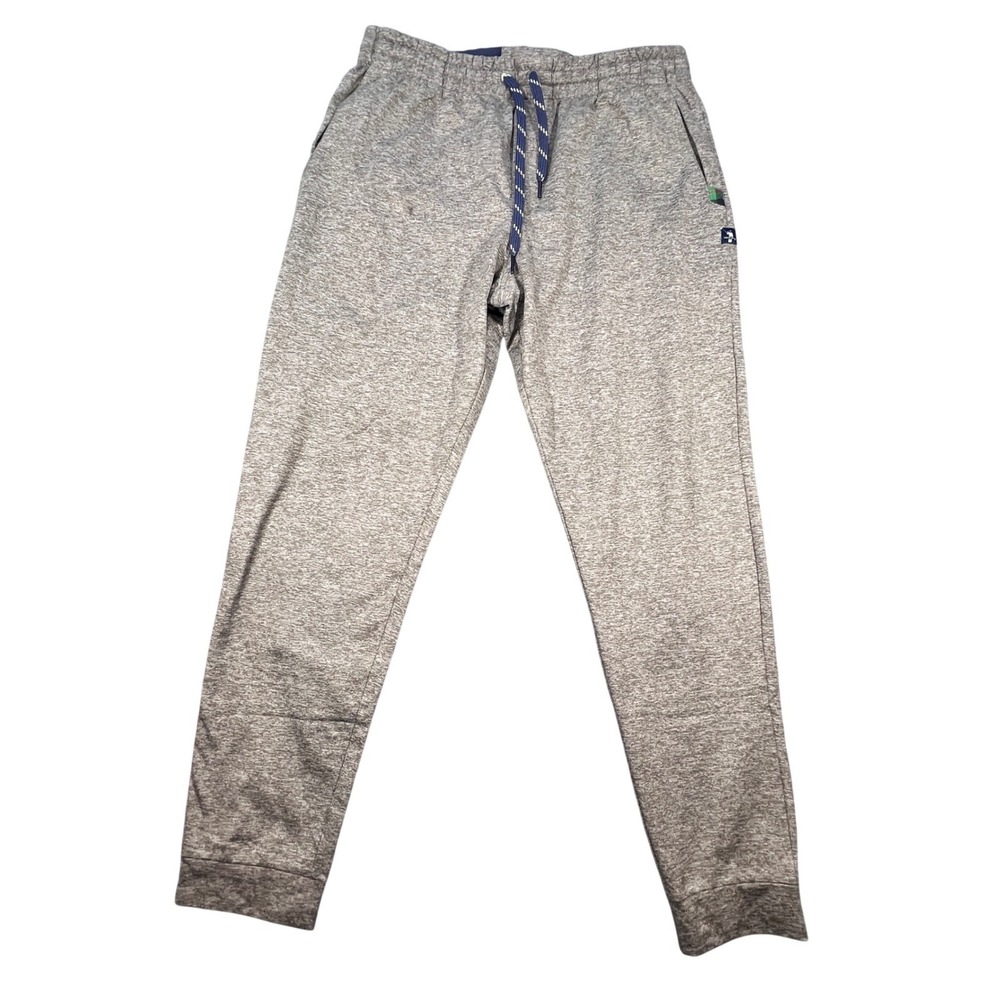 William Murray Gray Heathered Performance Golf Lounge Jogger Pants Mens L